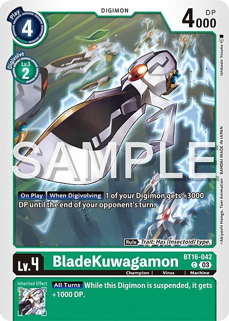 BladeKuwawagamon Card Front