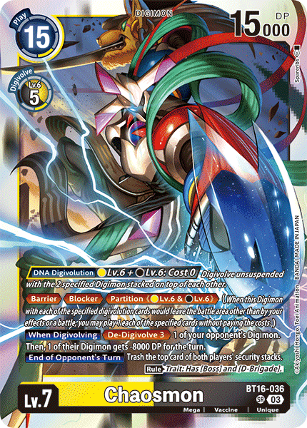 Chaosmon Card Front