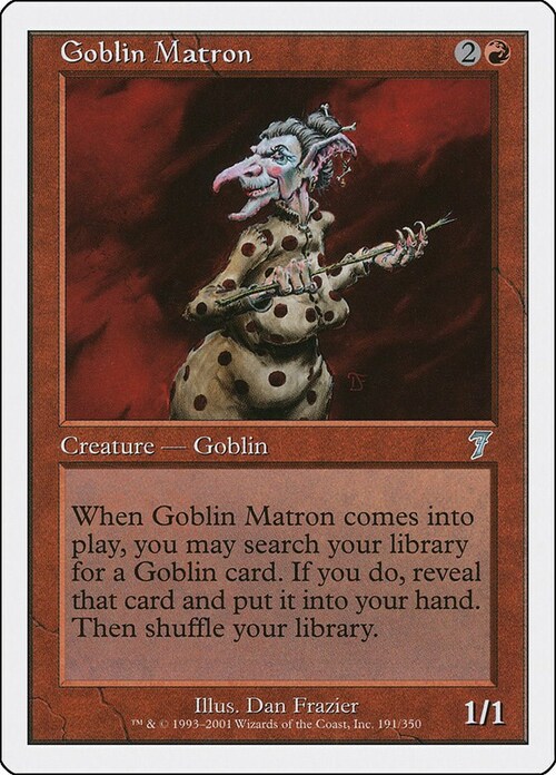 Matrona Goblin Card Front