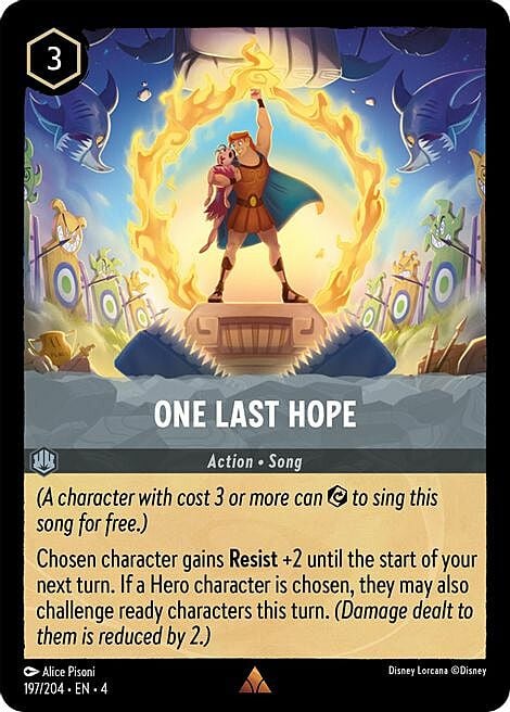 One Last Hope Card Front