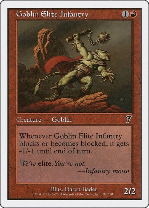 Goblin Elite Infantry Card Front