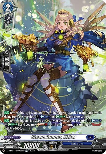 Steam Gunner, Tizkar Card Front