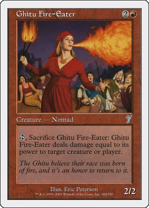 Ghitu Fire-Eater Card Front