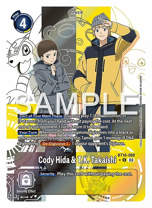 Cody Hida & T.K. Takaishi Card Front