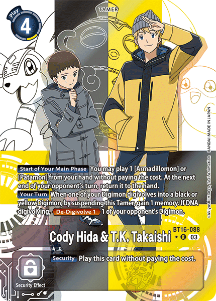 Cody Hida & T.K. Takaishi Card Front