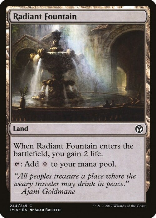 Radiant Fountain Card Front