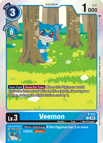 digimon card game veemon Dimensional Phase Booster Serien Einzelkarten MAWO CARDS Rookie Attribute Veemon BT-16: Prerelease Promos |