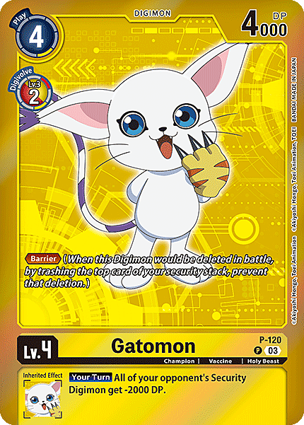 Gatomon Card Front