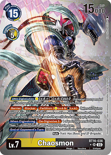 Chaosmon Card Front