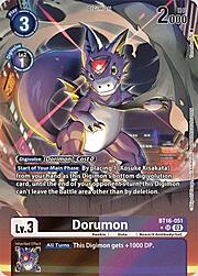 Dorumon · Alternate Art BT16-051a