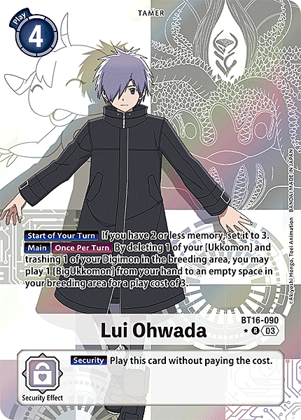 Lui Ohwada Card Front