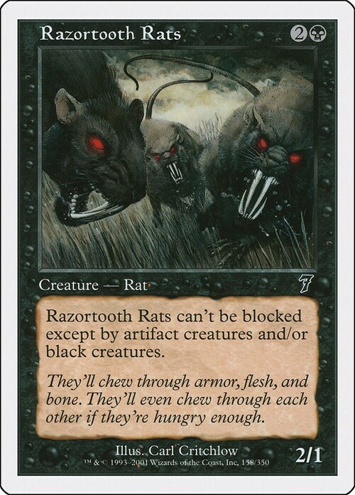 Razortooth Rats Card Front