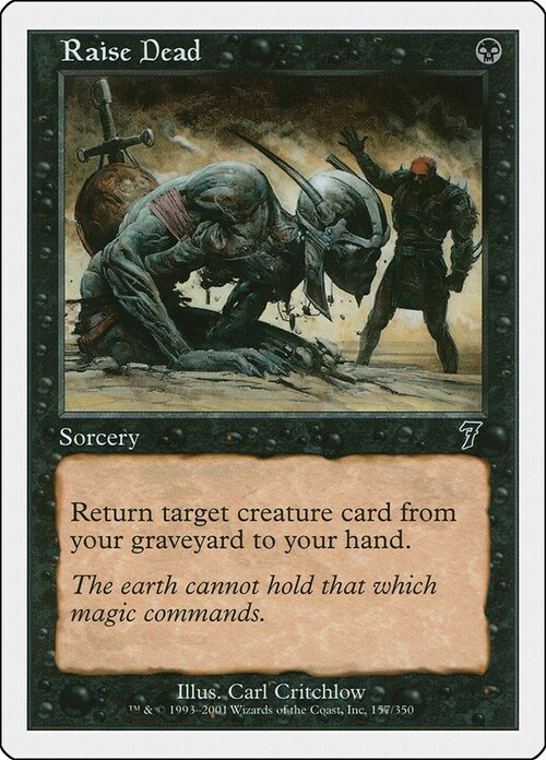 Raise Dead Card Front