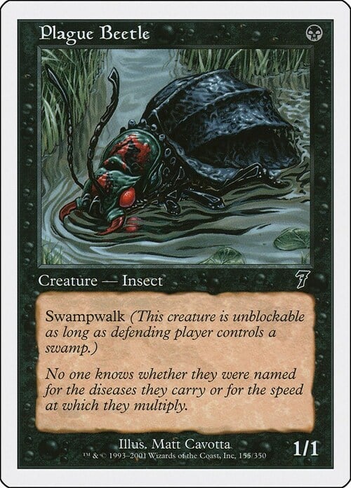 Plague Beetle Card Front