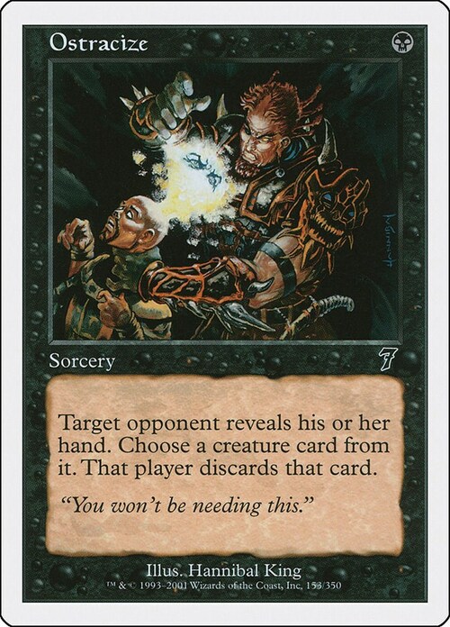 Ostracize Card Front