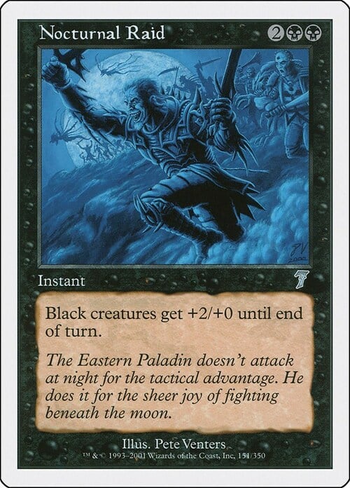 Nocturnal Raid Card Front