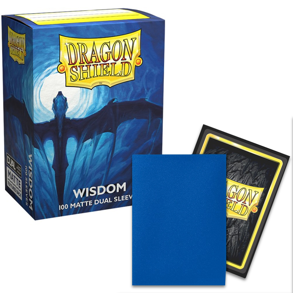 100 Dragon Shield Sleeves - Matte Dual Wisdom