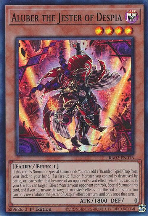 Aluber the Jester of Despia Card Front