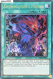 Abomination's Prison · Ultra Rare 064u