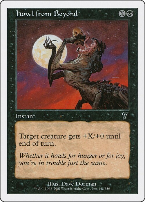 Howl from Beyond Card Front