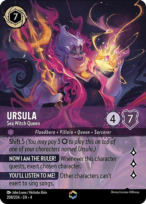 Ursula - Sea Witch Queen Card Front