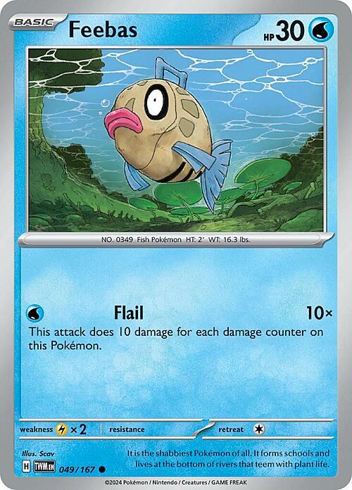 Feebas Card Front