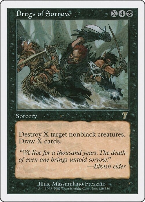 Dregs of Sorrow Card Front
