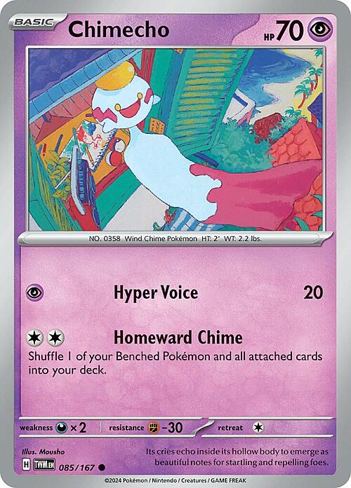 Chimecho Card Front