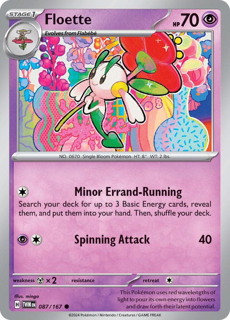 Floette Twilight Masquerade | Pokmon | CardTrader Floette Twilight Masquerade | Pokmon | CardTrader