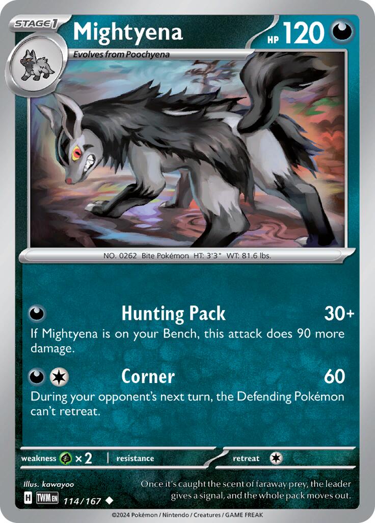 Mightyena Twilight Masquerade | Pokmon | CardTrader