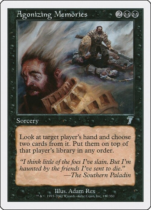 Agonizing Memories Card Front