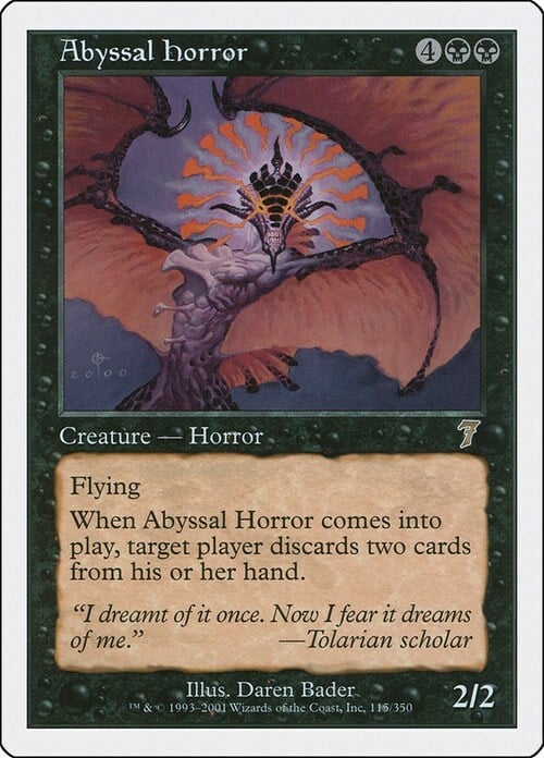 Orrore Abissale Card Front