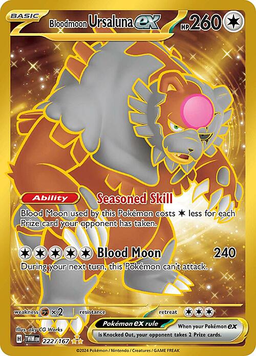 Bloodmoon Ursaluna ex Card Front