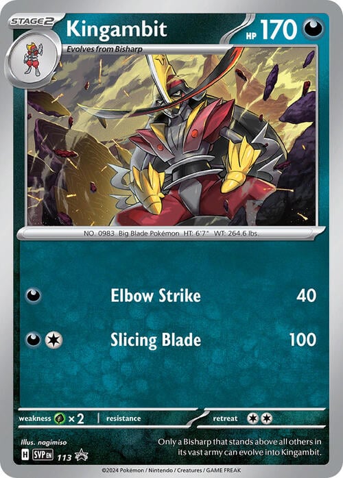 Kingambit Card Front