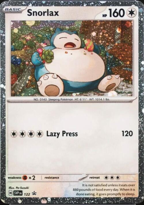 Snorlax Card Front