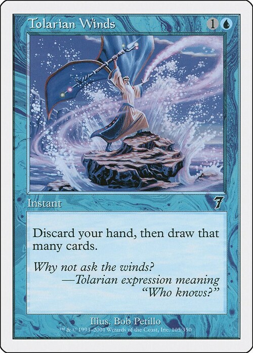 Tolarian Winds Card Front