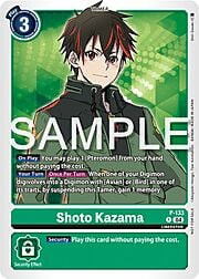 Shoto Kazama · Digimon Liberator Promotion Pack P-133