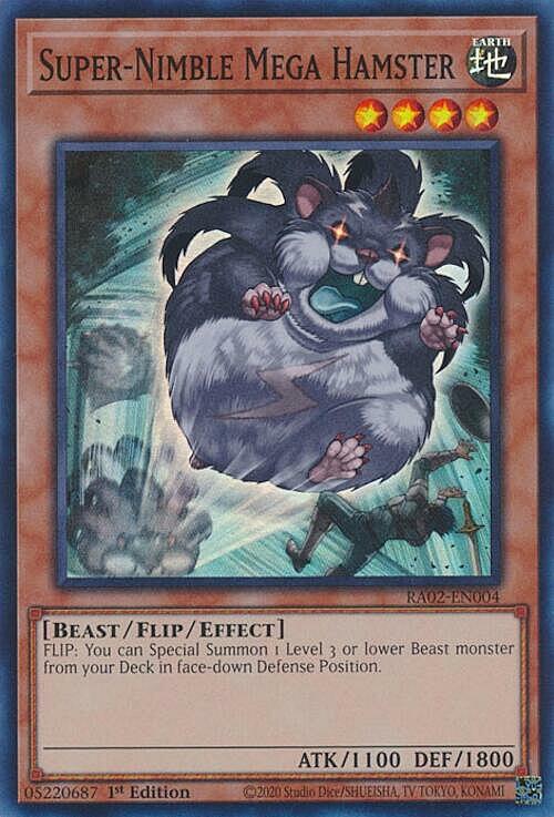 Super-Nimble Mega Hamster Card Front