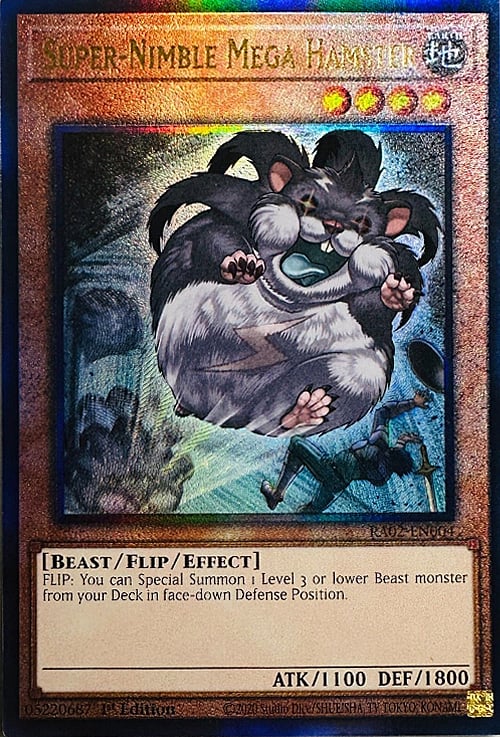 Super-Nimble Mega Hamster Card Front