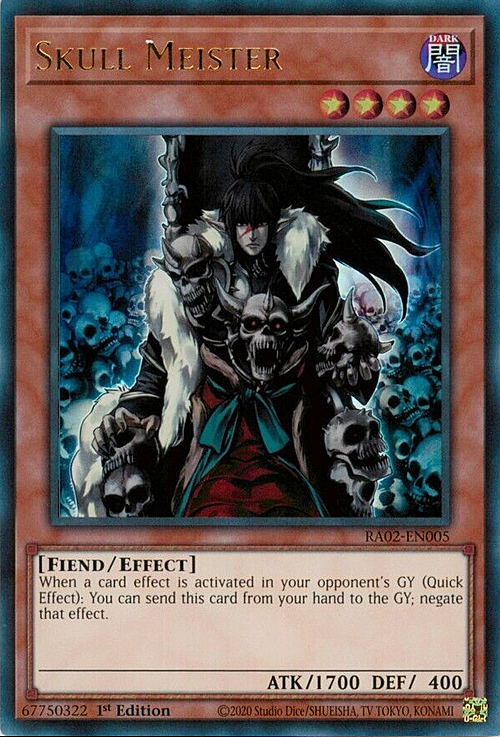 Skull Meister Card Front