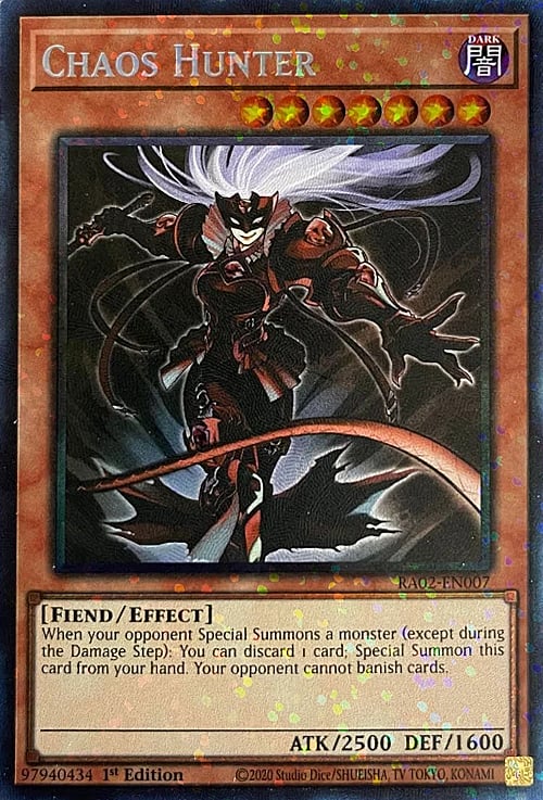 Chaos Hunter Card Front