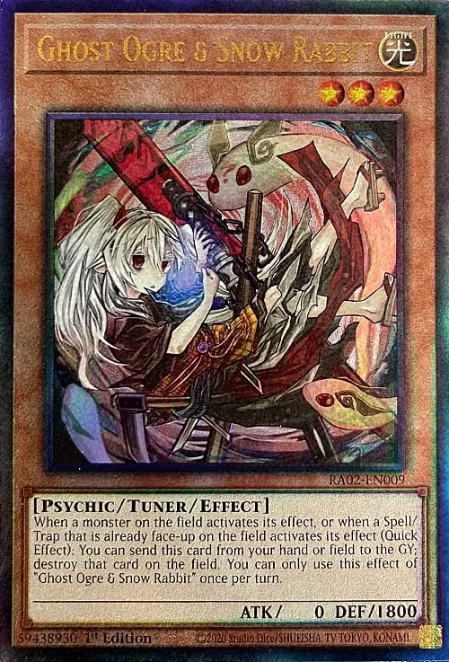 Ghost Ogre & Snow Rabbit Card Front