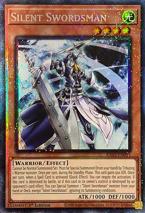 Silent Swordsman Card Front