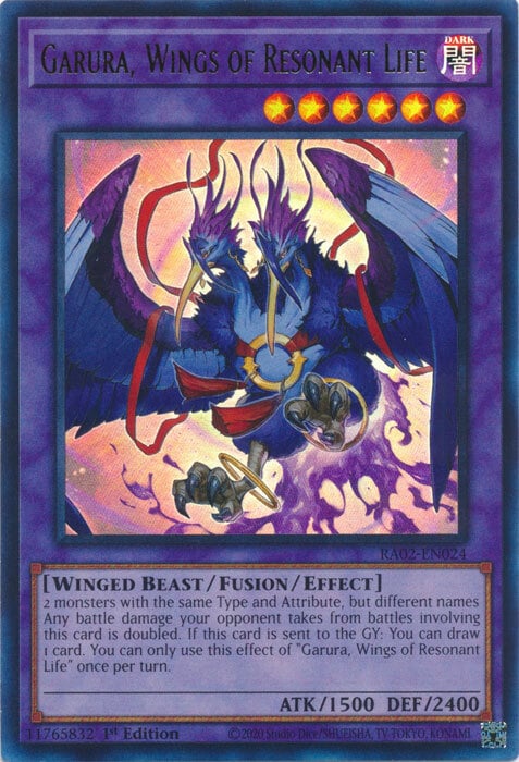 Garura, Wings of Resonant Life Card Front