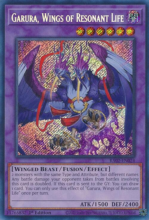 Garura, Wings of Resonant Life Card Front