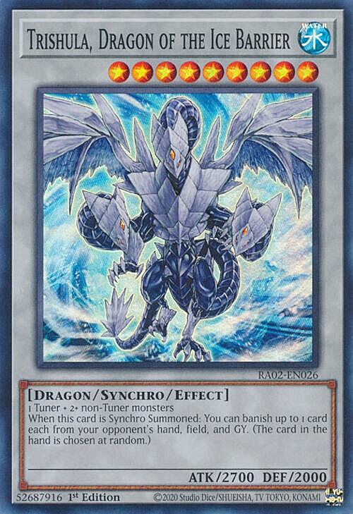 Trishula, Dragon of the Ice Barrier Card Front