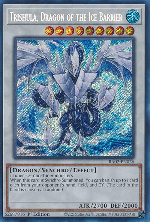 Trishula, Dragon of the Ice Barrier Card Front