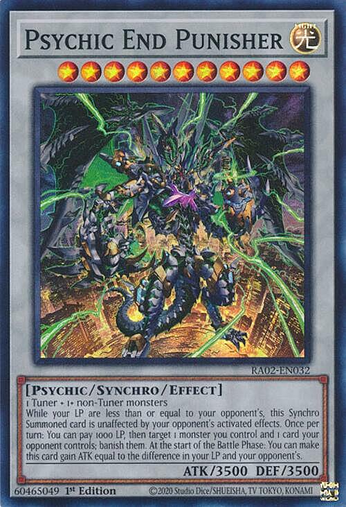 Psychic End Punisher Card Front