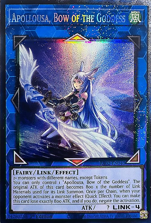 Apollousa, Bow of the Goddess Card Front