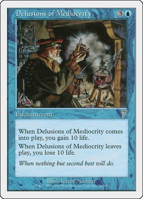 Delusions of Mediocrity Card Front